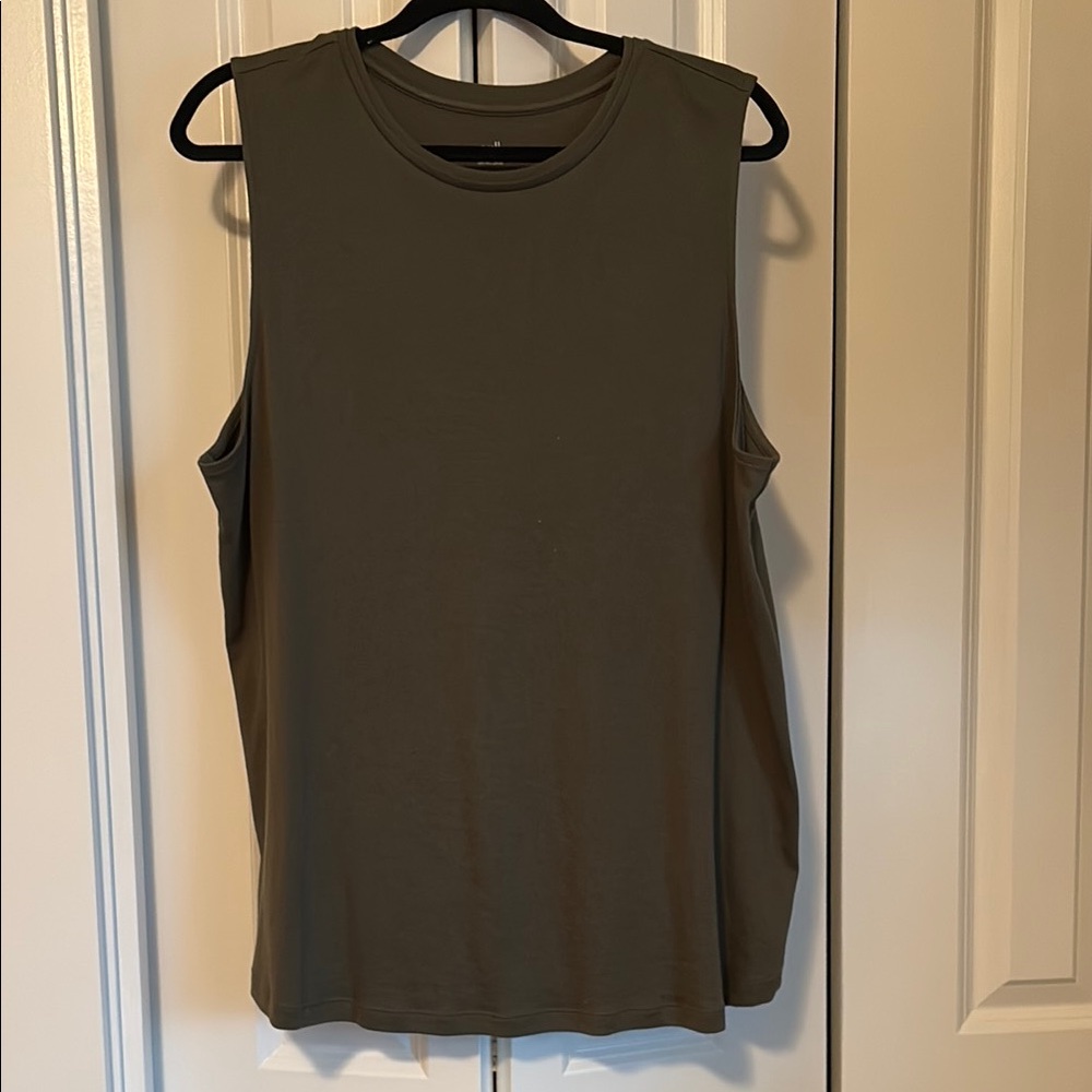 J. Jill Green Sleeveless Muscle Tee Relaxed Fit